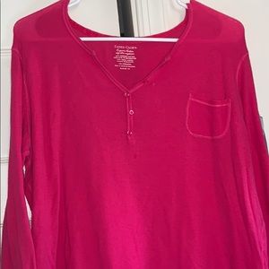 Pink long sleeve shirt
